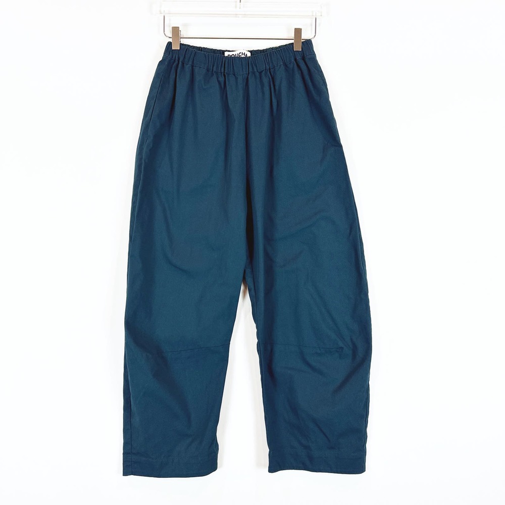 Roucha Womens Pants Size B Medium Pull-On Baggy Tapered Unisex Oversized Pockets